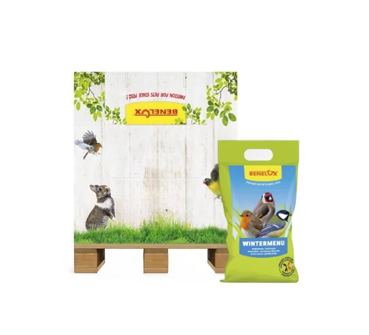 WINTER MENU FOR WILD BIRDS 42 X BAG 4KG IN 1/2 DISPLAY