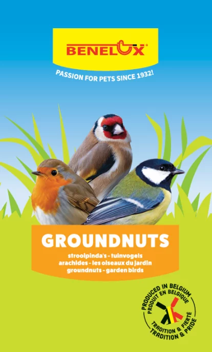 DECORTICATED GROUNDNUTS FOR WILD BIRDS 4KG HANDLE BAG