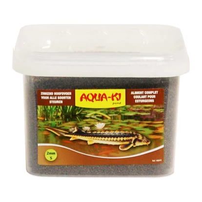 AQUA-KI BROWN STURGEON FEED 2MM 3,5L - 2,2KG BUCKET
