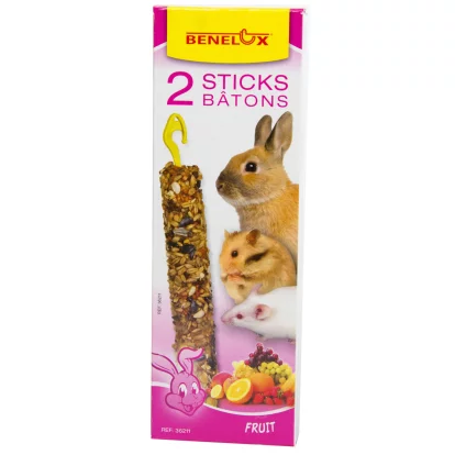 2 SEEDSTICKS RODENTS FRUIT BNL SMALL BOX