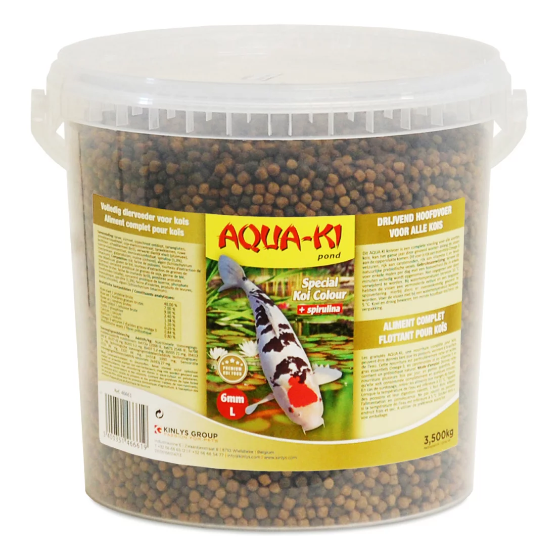 AQUA-KI KOI COLOUR 6MM 10L - 3,5KG EMMER