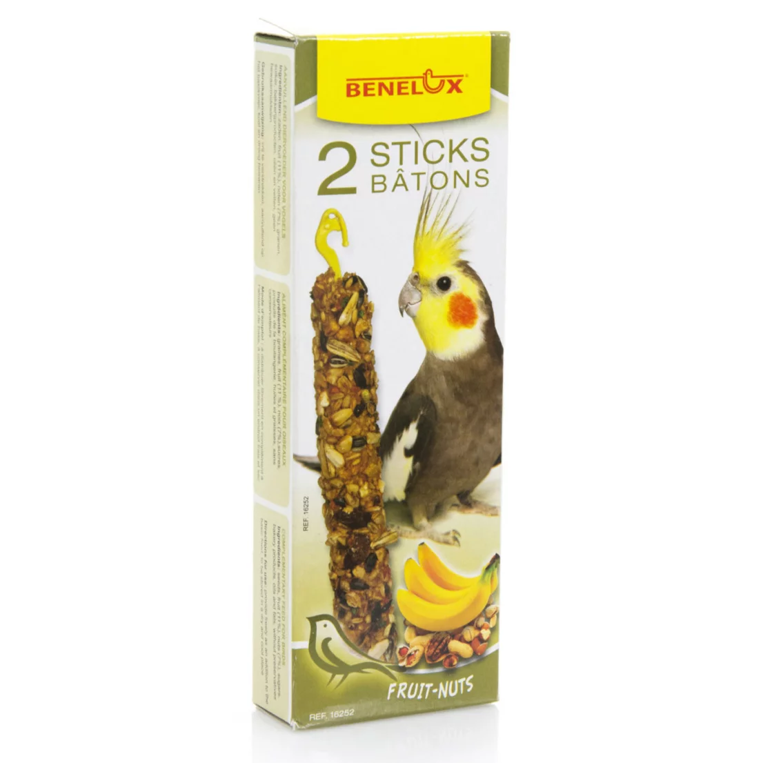 2 STICKS GROTE PARKIET NOTEN/BANAAN BNL DOOSJE