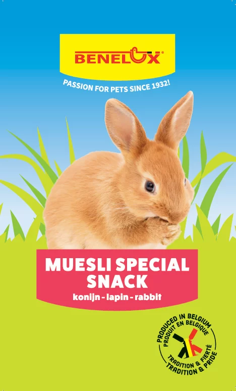 KNAAGDIERENMUESLI SPECIAL SNACK 3KG HANDVATZAK