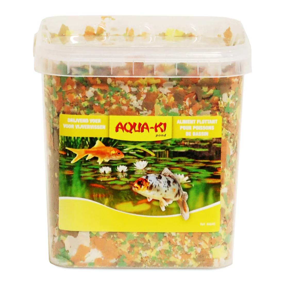 AQUA-KI GEEL VIJVERVLOKKEN 5,4L - 0,67KG EMMER