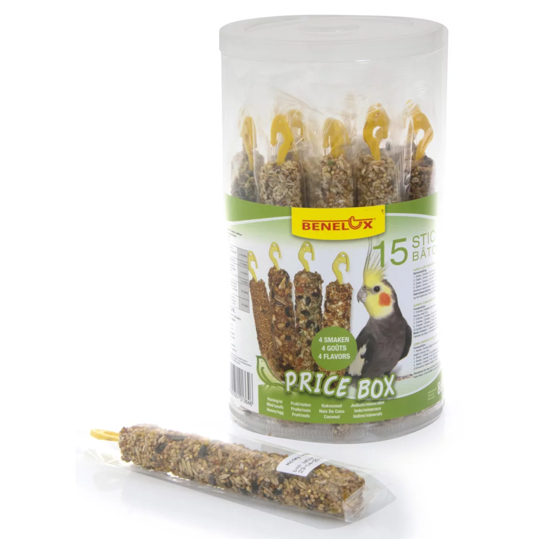 PRICE BOX 15 CRACKERS GROTE PARKIET BOX