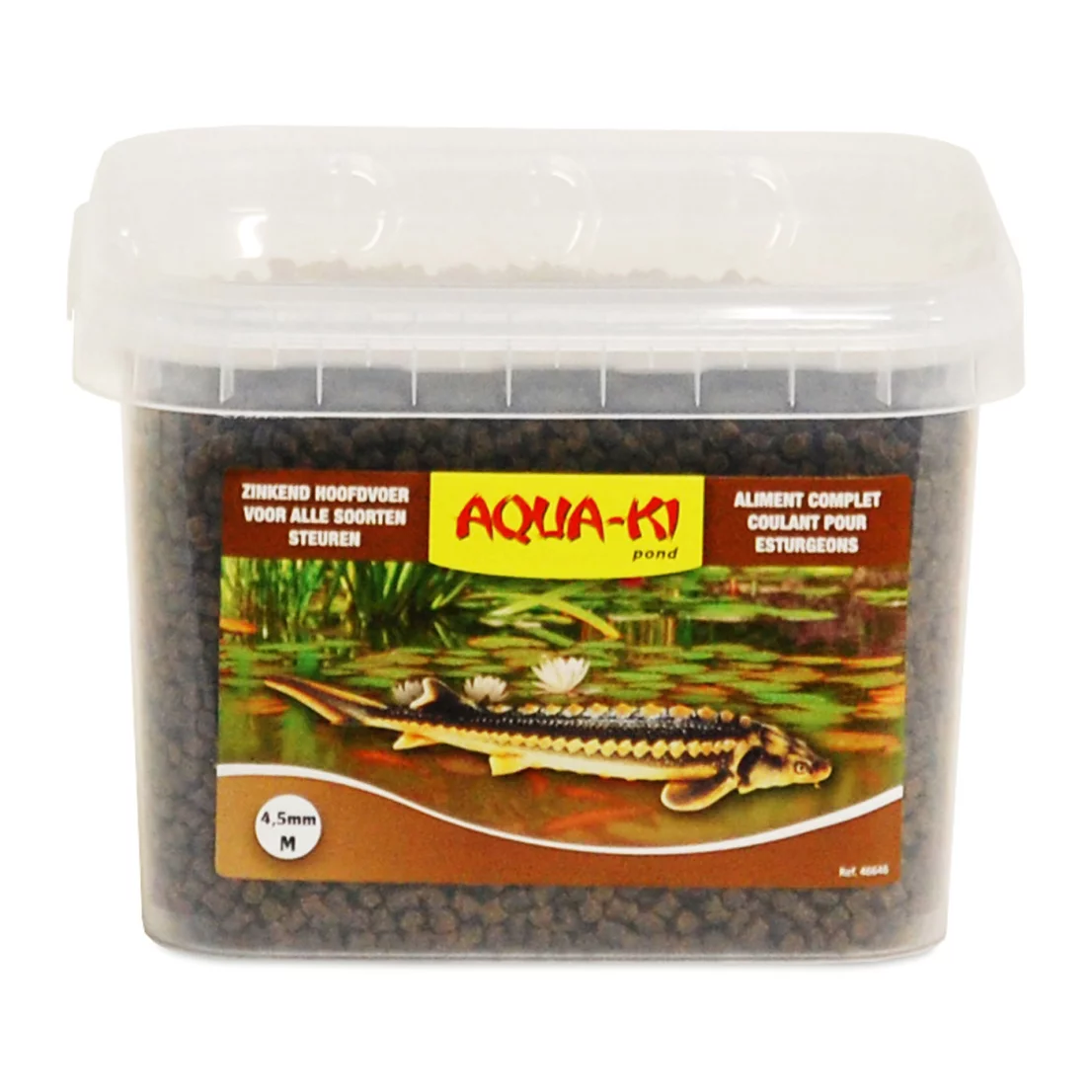 AQUA-KI BRUIN STEURVOER 4,5MM 3,5L - 2,2KG EMMER
