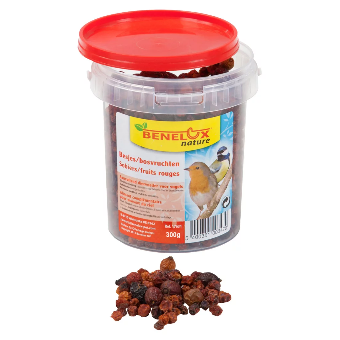 BESJES VOOR TUINVOGELS 0,3KG EMMER