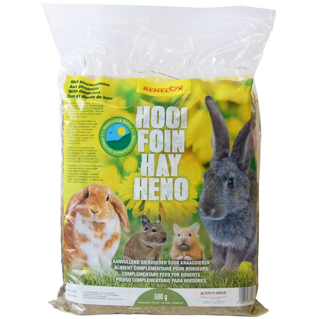 PREMIUM HOOI MET PAARDENBLOEM 1/2KG FUNNY