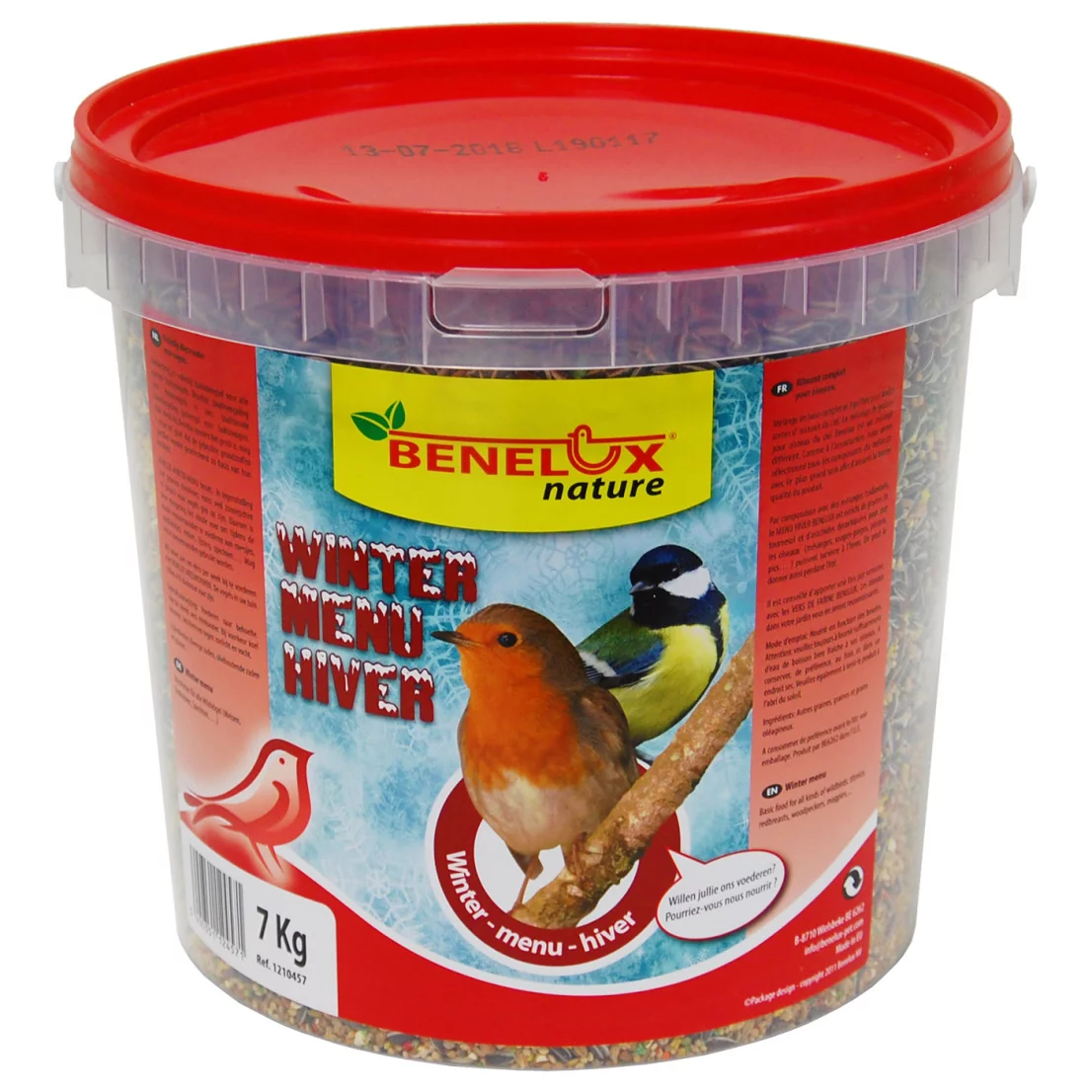 WINTERMENU VOOR TUINVOGELS 7KG EMMER