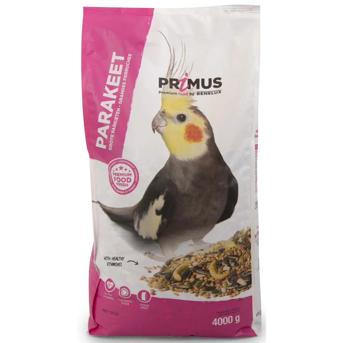 PRIMUS GROTE PARKIETEN 4KG