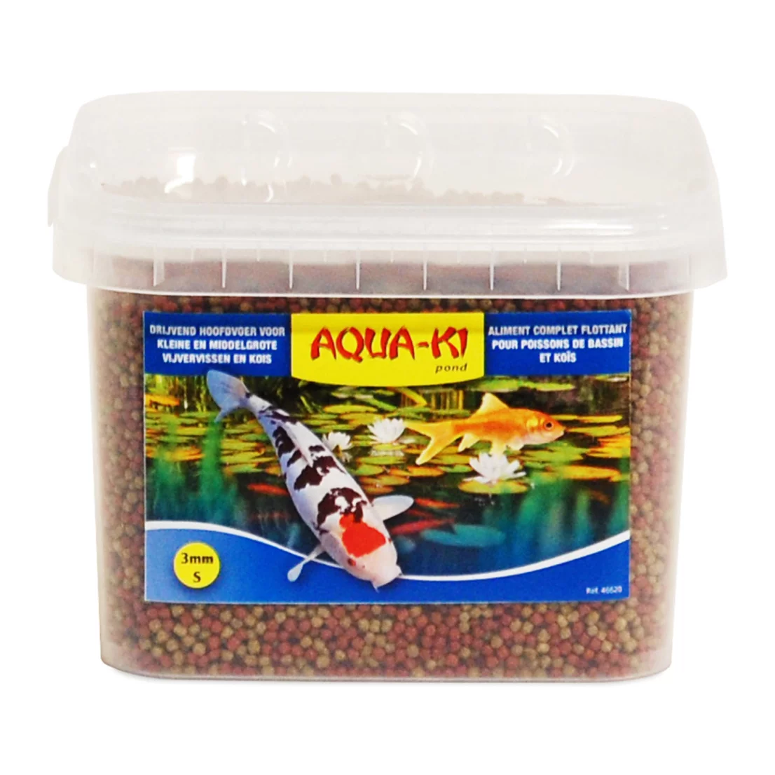 AQUA-KI BLAUW VIJVERVISKORRELS 3MM 3,5L - 1,225KG EMMER