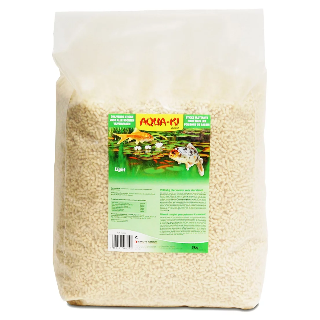 AQUA-KI GROEN VIJVERSTICKS LIGHT 3KG ZAK