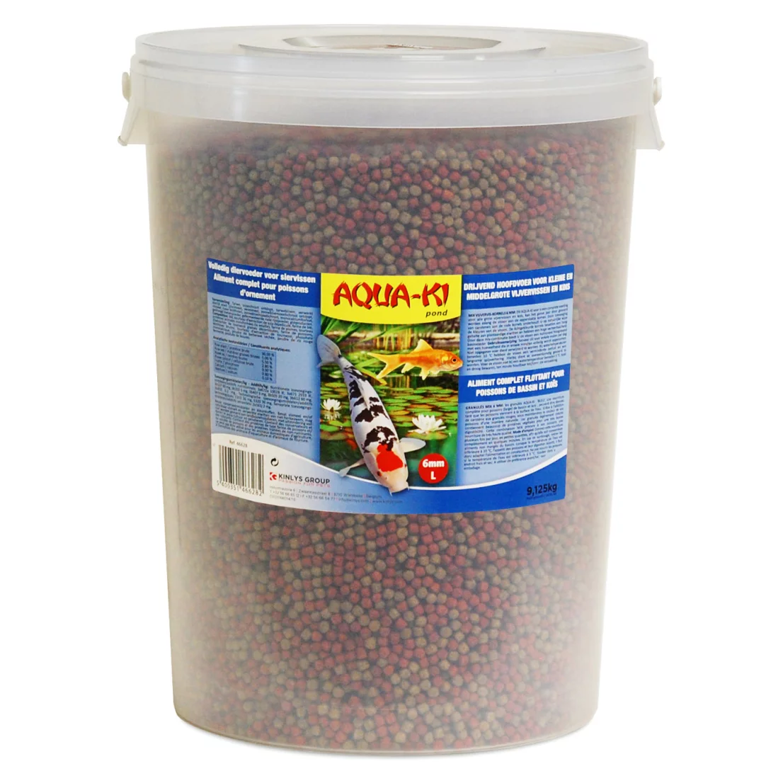 AQUA-KI BLAUW VIJVERVISKORRELS 6MM 25L - 9,125KG EMMER