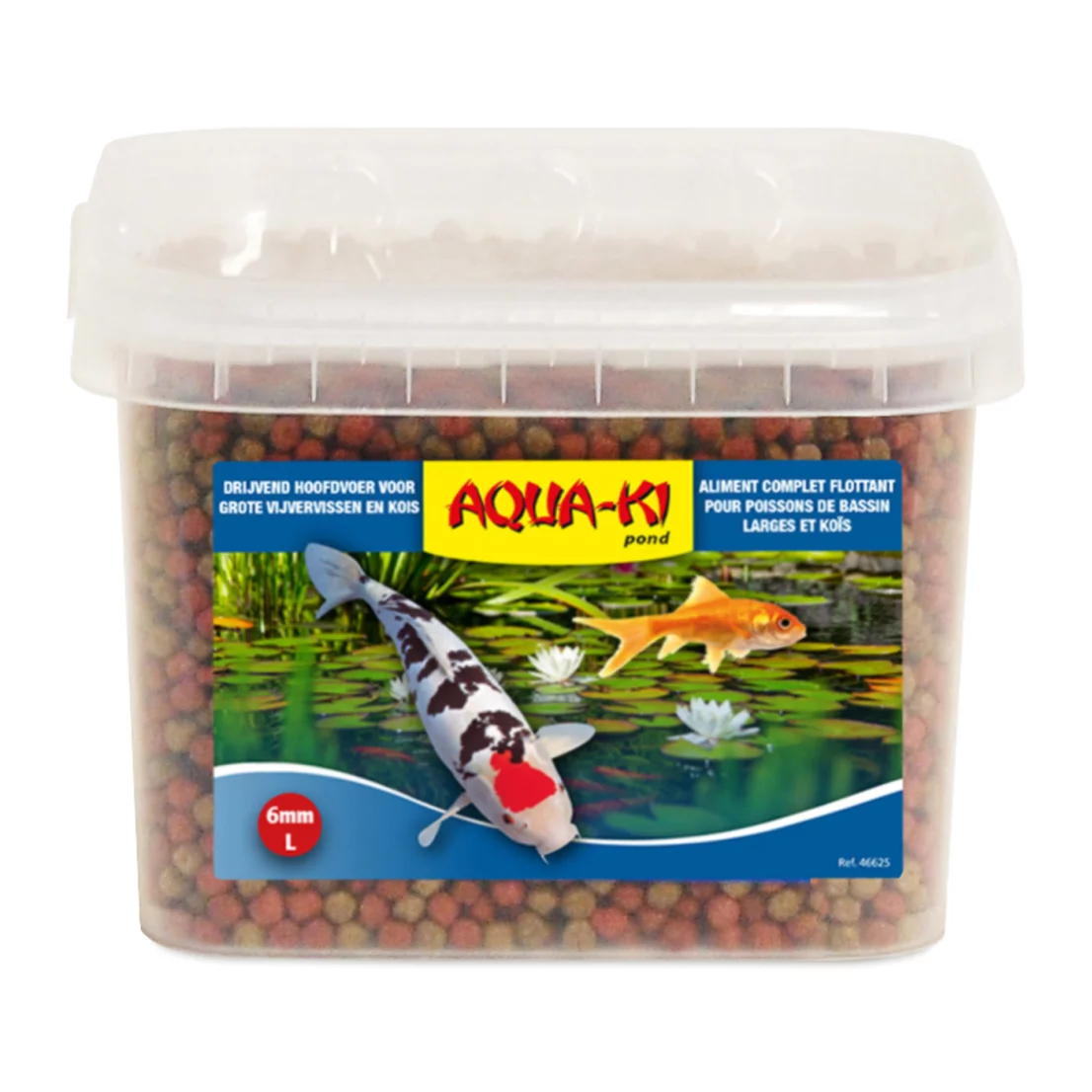 AQUA-KI BLAUW VIJVERVISKORRELS 6MM 3,5L - 1,28KG EMMER