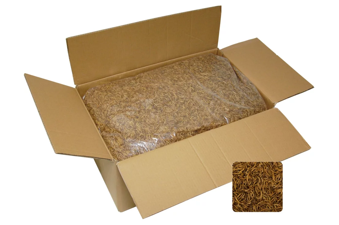 MEELWORMEN GEDROOGD 5KG ZAK