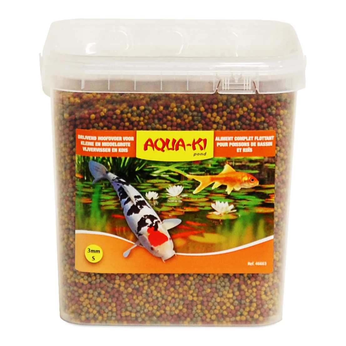 AQUA-KI ORANJE VIJVER 3 KLEUREN 5,4L - 1,84KG EMMER