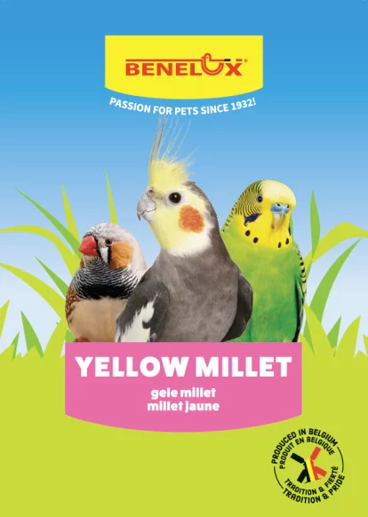 GELE MILLET VOOR DUIVEN 20KG ZAK