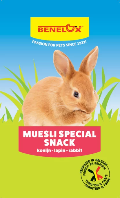 KNAAGDIERENMUESLI SPECIAL SNACK 3KG HANDVATZAK