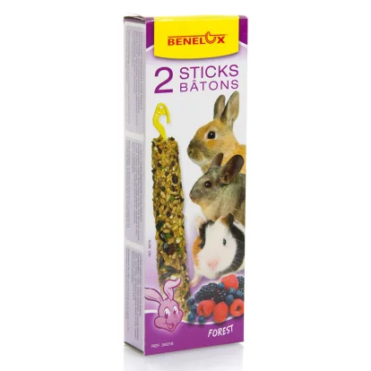 2 STICKS KNAAGDIER+BOSVRUCHTEN DOOSJE BNL
